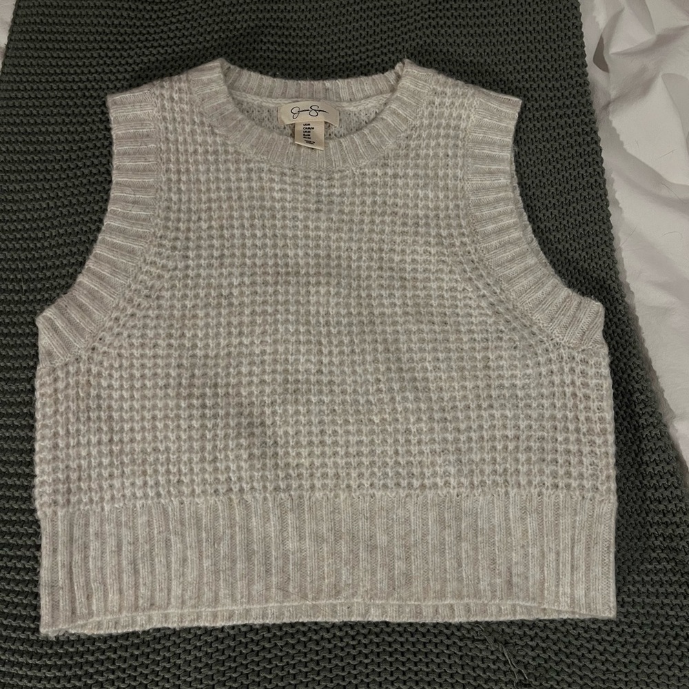 Soft Cream Sweater Vest